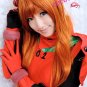 EVA Asuka Langley Soryu Orange 80cm Long Straight Anime Cosplay Wig