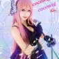 Vocaloid Luka Dark Pink Long Straight Cosplay Wig 80CM