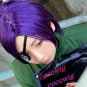Hitman Reborn Chrome Dokuro Purple Black Cosplay Wig