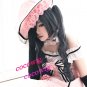 Black Butler Kuroshitsuji Ciel Phantomhive Woman Ver. Blue mix Grey Cosplay wig