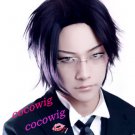 Black Butler II Kuroshitsuji Claude Short Black Cosplay Wig