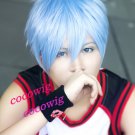 Kuroko's Basketball Kuroko Tetsuya Ice Blue Gradient Cosplay Wig