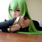 Code Geass C.C Long Straight Light Green Cosplay  Wig 100cm