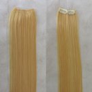 One Piece long straight hair extension clip-on  8cm*50cm  blonde gloden