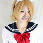 High Quality Vocaloid Kagamine Magnet Rin Len mixed golden Cosplay Short Wig Party Hair