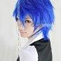 Vocaloid Kaito Blue Short layered Anime Cospaly Party Hair  Full Wig