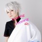 Sakata Gintoki GIN TAMA Anime Cosplay Short Wig Party Hair silver white