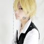 DuRaRaRa Shizuo Heiwajima Short Layered Golden Anime Cosplay Full Party Hair Wig