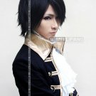 Gin Tama Silver Soul Hijikata Toushirou Short Black Anime Cosplay Party Hair Wig