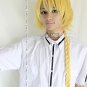 Pandora Hearts Jack Vessarius Yellow Blonde Cosplay Wig Party Hair Full Wig
