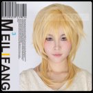 Vocaloid Kagamine Len New Long Golden Yellow Party Straight Cosplay Party Synthetic Wig