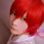 Starry&acirc;��Sky Yoh Tomoe  red short cosplay party hair full wig Halloween party wig