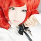 High Quality Vocaloid Teto Kasane Red Cosplay Wig 2 clips ponytails
