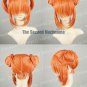 Gintama Kagura Dark Orange Short Anime Cosplay Party Hair Wig