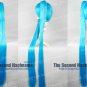 Vocaloid Hatsune Miku Long Straight Dark Blue Cosplay Wig + 2 Ponytails 120cm
