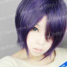 Gintama Takasugi Shinsuke Cosplay Wig Purple/Black