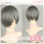 Hot sell !  Silver Gray Short Cosplay wig