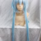Brave10 Isanami 120cm Ice Blue Gradient Cosplay Party Wig /Ponytail