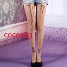 Woman  Fashion Sexy Tattoo rose print Pantyhose & Tights Leggings  Stocking