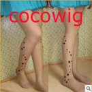 Woman  Fashion Sexy Tattoo stars print Pantyhose & Tights Leggings  Stocking