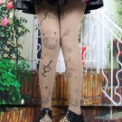 Woman  Fashion Sexy Tattoo constellation print Pantyhose & Tights Leggings  Stocking