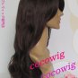 Japanese Harajuku Zipper long brown curly Lolita Kawaii Cosplay Party Wig