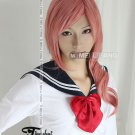 Final Fantasy FF XIII LIGHTNING Fresh Pink Anime Cosplay Curly Wig