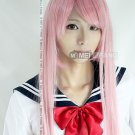 Vocaloid Long luka ruka Dark Pink Cosplay Wig 100CM