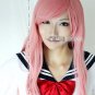 Vocaloid Megurine Luka 110cm long Pink Cosplay Curly Wig