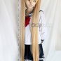 Vocaloid Akita Neru long Cosplay Blonde wig clip on Ponytails 120CM