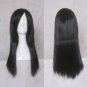 Hot sell!! Fashion Long black Straight Women Lady's Cosplay Hair Full Wig 60cm