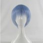 Neon Genesis Evangelion Ayanami Rei Zero no Tsukaima Tabitha short light blue cosplay wig