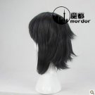 K Fushimi Saruhiko short black cosplay wig