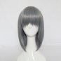 Lolita Japanese Harajuku blue gray short cosplay wig