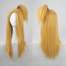 NARUTO Deidara blonde long straight cosplay wig 60cm