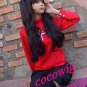 Fate/Stay night Tohsaka Rin black long curly cosplay wig 2 clip ponytails