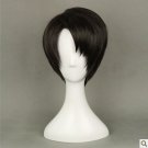 NEW Attack on Titan Levi Short black brown cosplay wig