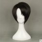 NEW Attack on Titan Levi Short black brown cosplay wig