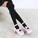 Hot Sell Japanese School Girl uniform over knee Cosplay lolita black  Sock Hose Stocking