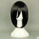 NEW! Attack on Titan Mikasa Ackerman short black cosplay Heat Resistant wig