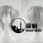 Heat resistant K Isana Yashiro short silver white Cosplay Wig + free wig cap