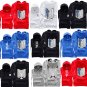 Hot sell Anime Attack on Titan Investigation Corps unisex long Sleeve black Cosplay Costume Hoodie