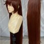 Rose girl Suiseiseki 120cm small a long hair warm brown cos wig