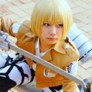 Attack on Titan Armin Arlart golden short BOBO Cosplay wig costume