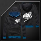 New Anime FAIRY TAIL Natsu Gray Unisex Hoodie Cosplay Costume black