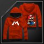 New Anime Super Mario Bros long Sleeve Unisex Hoodie red Cosplay Costume