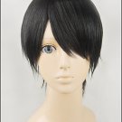Himuro Tatsuya Kuroko no Basuke 2 short black costume cosplay wig