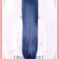 Danganronpa Dangan-Ronpa Sayaka Maizono dark blue Long straight 80cm Cosplay Wig Costume