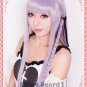 Danganronpa Dangan-Ronpa 2 Kyouko Kirigiri Long 100cm Purple Anime Cosplay Wig + free wig cap