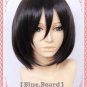 Attack on Titan Mikasa Ackerman Short Black Costume Cosplay Party Wig